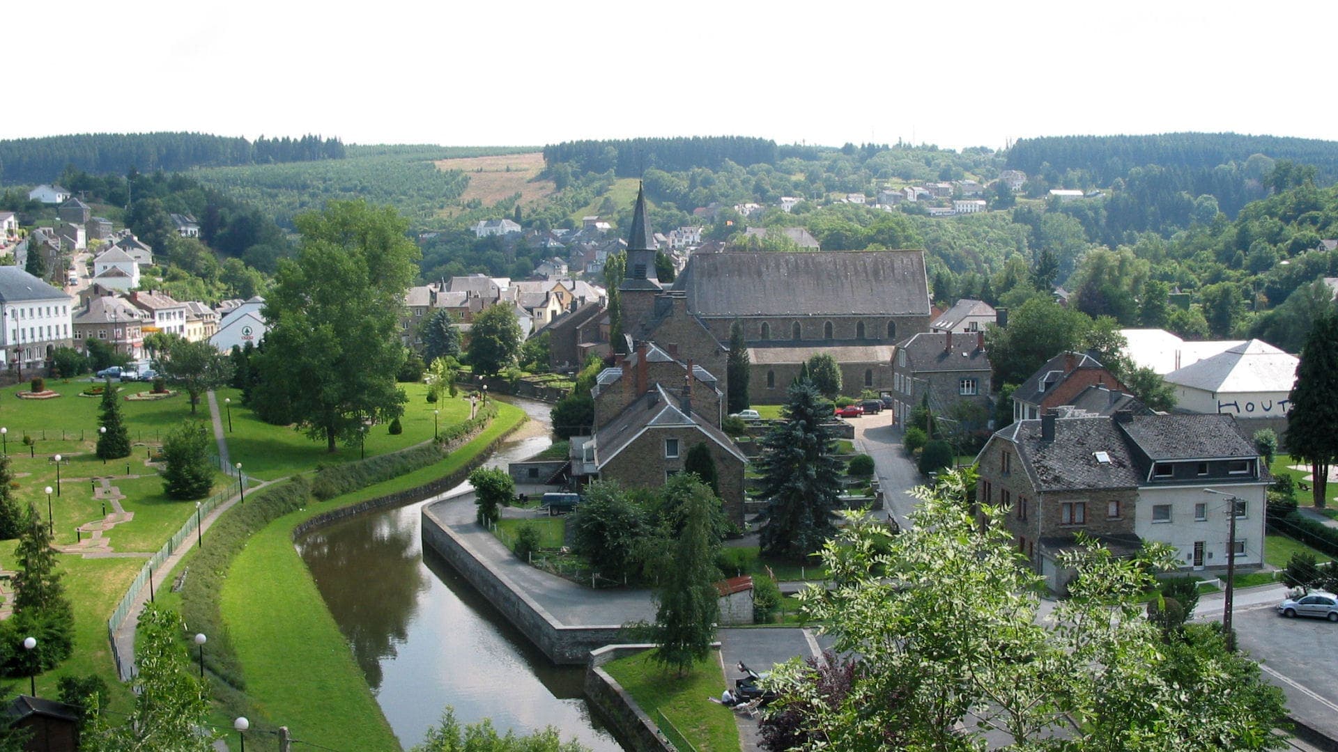 De skyline van Houffalize