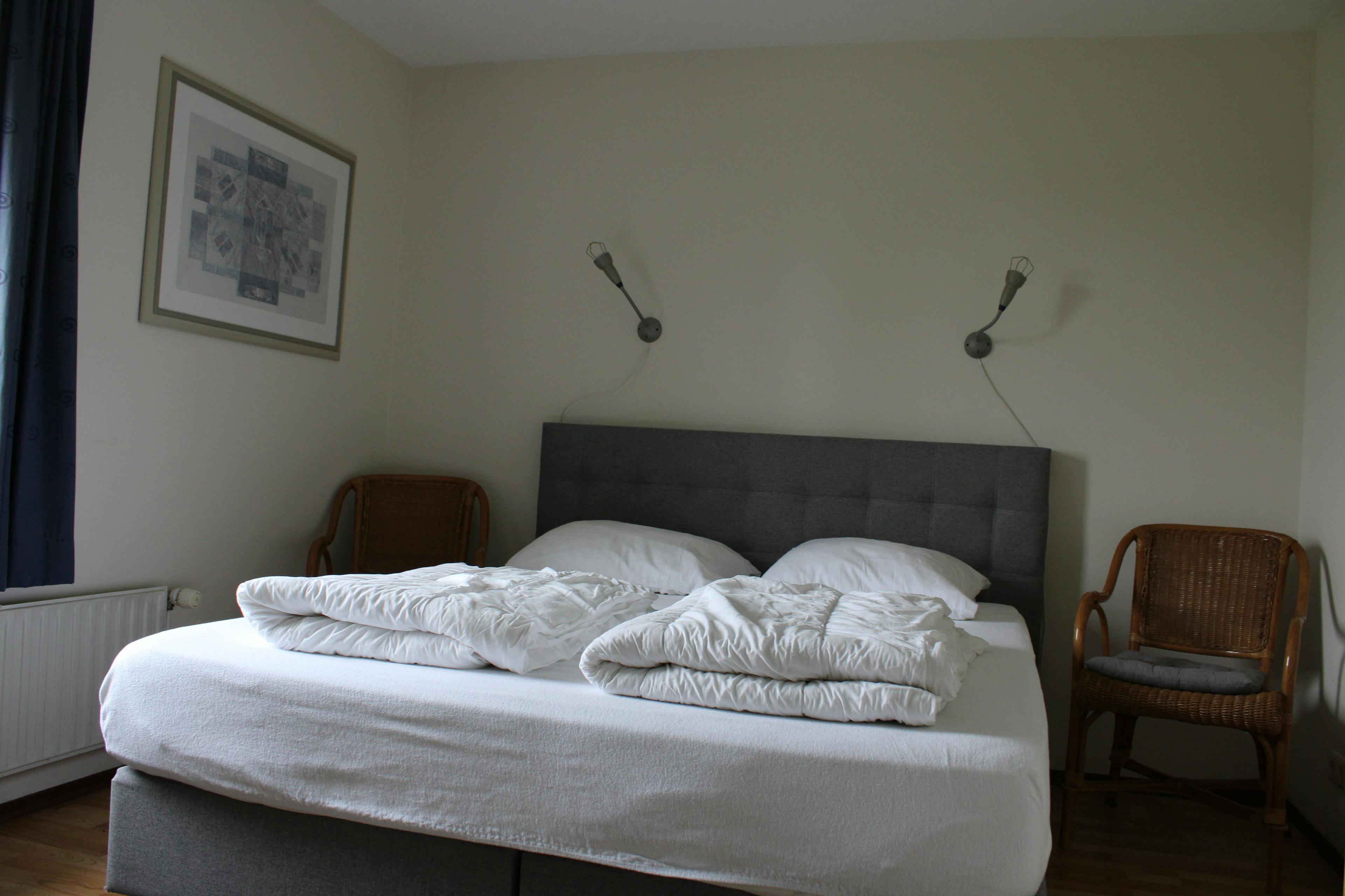 Slaapkamer twee met een 2-persoonsbed